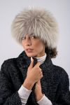 Colbacco in volpe argentata - grigio polvere